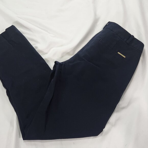 Women's Michael Kors Navy Blue Stretch Skinny Leg Pants Size 6 Lot A - Picture 5 of 5